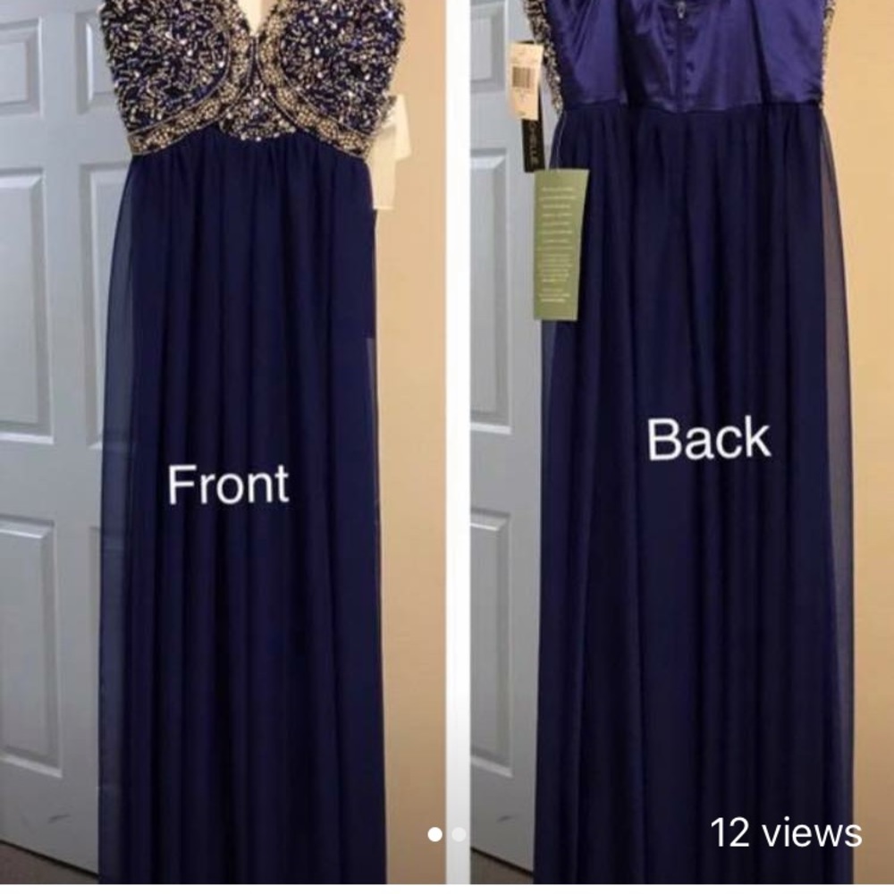 Navy Blue evening gown